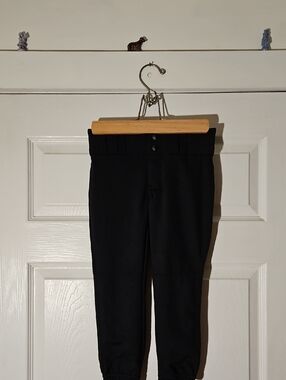 Champro Girls Black Softball Pants - S